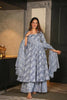 Aayaa Designer Printed Cotton Silk Suit - Multi Color