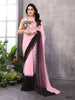 Aafreen Partywear Designer Baby pink Georgette Fancy Saree